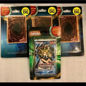 Yu Gi Oh! Blister Packs W/Rare Cards Dark Crisis